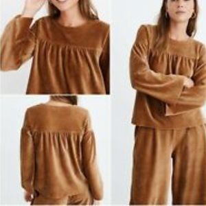 NWT MADEWELL TEXTURE & THREAD Hickory Swing Top